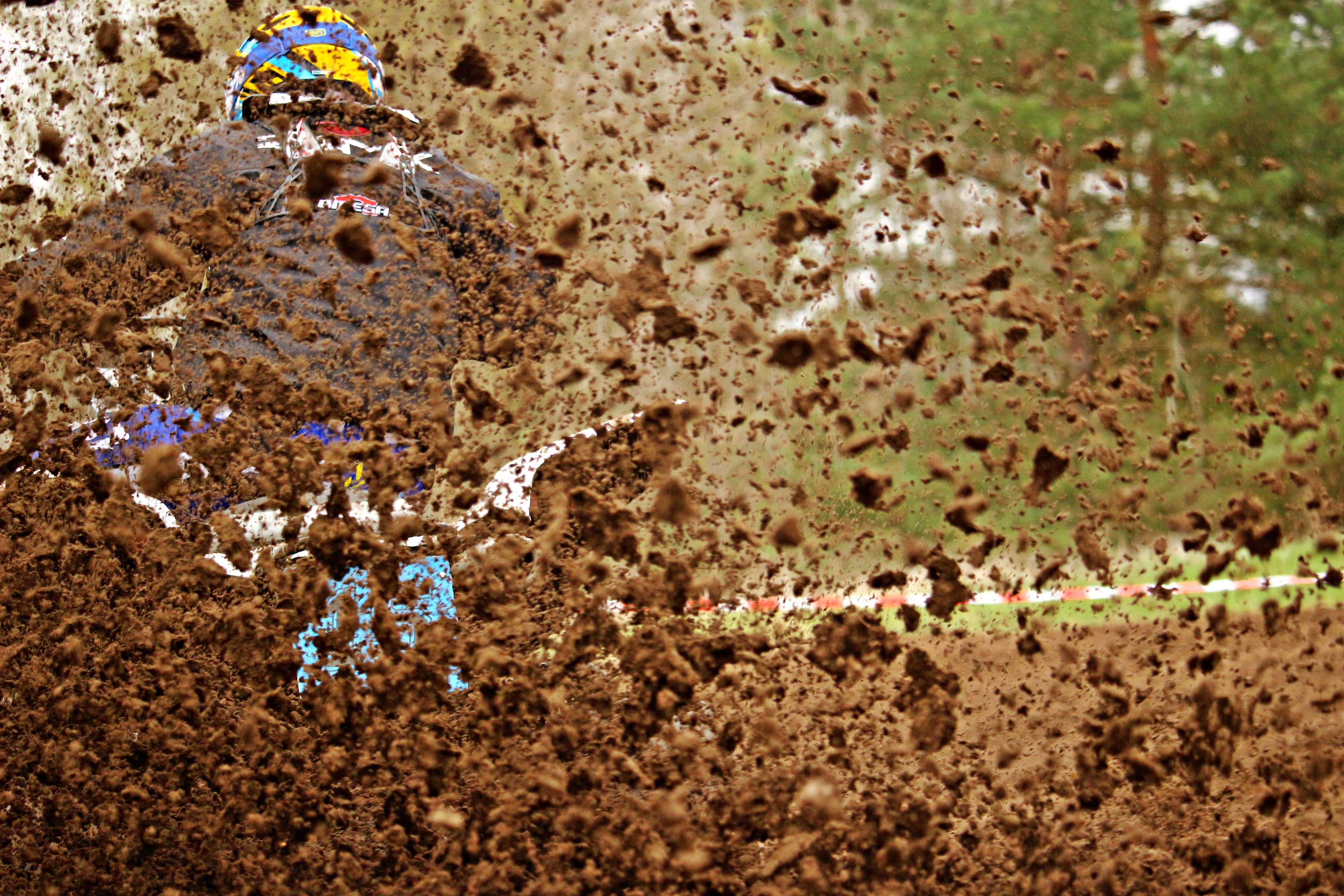 Motorcross action